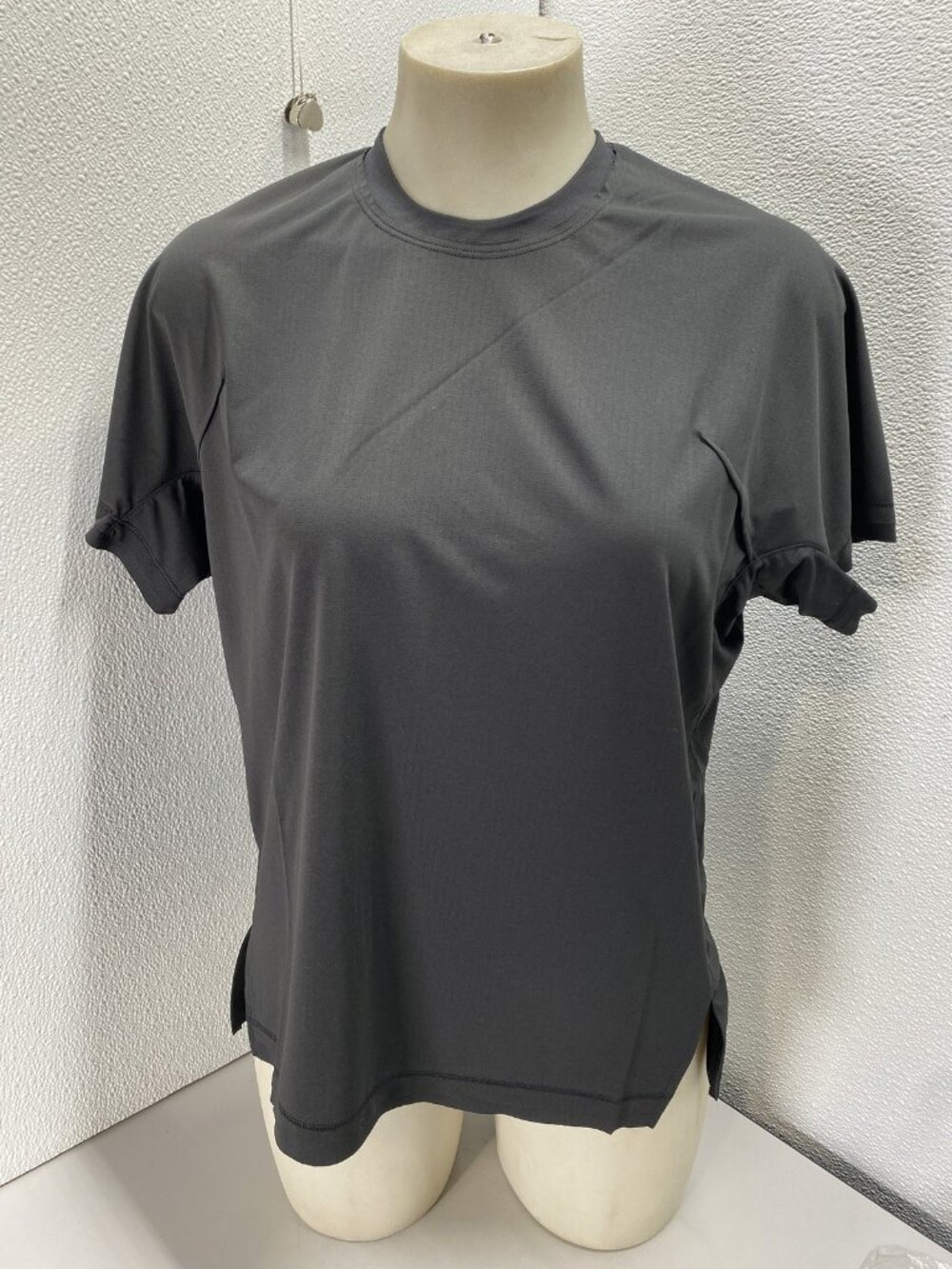 Y-3 Womens Running Lifestyle Dry Short Sleeve Tee T-Shirt Size XL Black